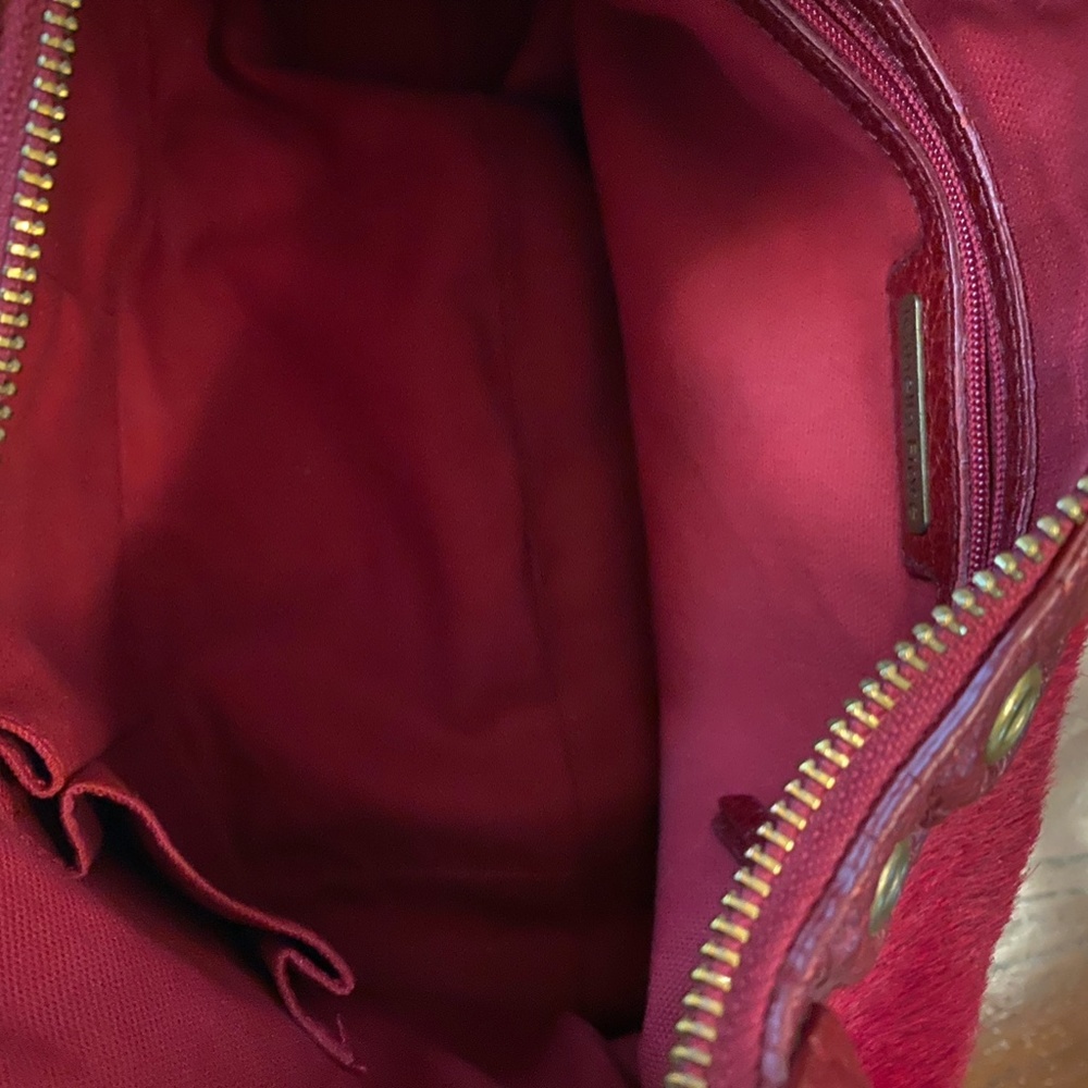 Isabella Fiore Red Hobo Bag - Picture 9 of 14
